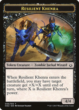 Resilient Khenra Token [Hour of Devastation Tokens] | Good Games Cannington