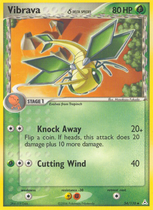 Vibrava (54/110) (Delta Species) [EX: Holon Phantoms] | Good Games Cannington