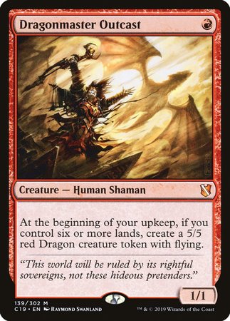 Dragonmaster Outcast [Commander 2019] | Good Games Cannington