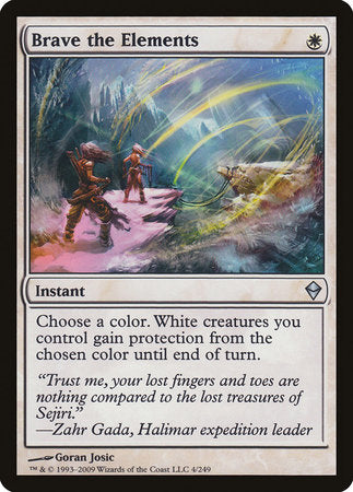 Brave the Elements [Zendikar] | Good Games Cannington