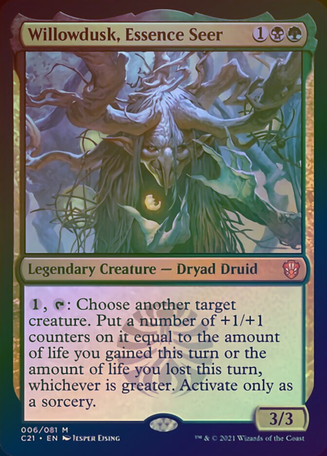 Willowdusk, Essence Seer (Display Commander) [Commander 2021] | Good Games Cannington