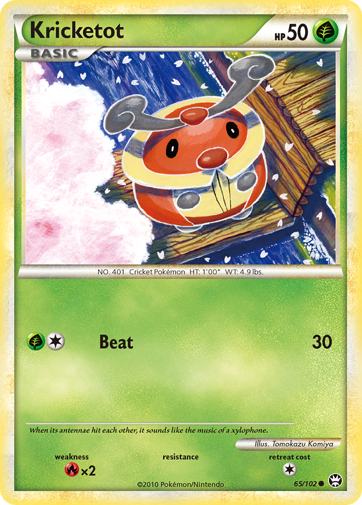 Kricketot (65/102) [HeartGold & SoulSilver: Triumphant] | Good Games Cannington