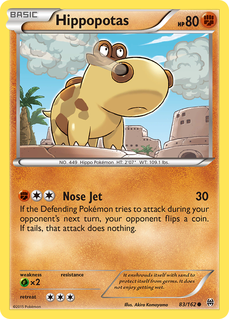Hippopotas (83/162) [XY: BREAKthrough] | Good Games Cannington