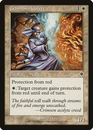 Crimson Acolyte [Invasion] | Good Games Cannington