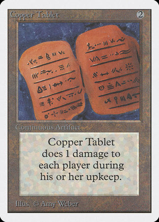 Copper Tablet [Unlimited Edition] | Good Games Cannington