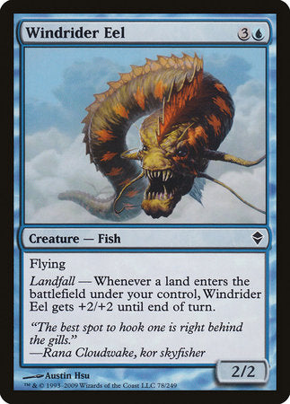 Windrider Eel [Zendikar] | Good Games Cannington