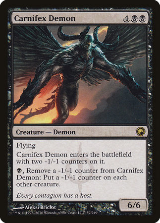 Carnifex Demon [Scars of Mirrodin] | Good Games Cannington