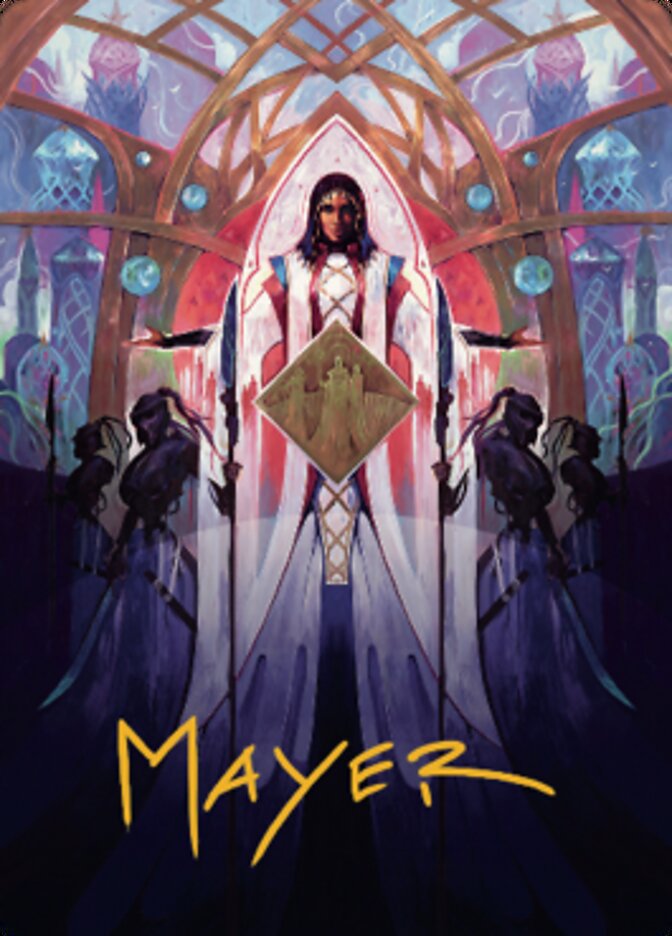 Kayla's Command Art Card (Gold-Stamped Signature) [The Brothers' War Art Series] | Good Games Cannington