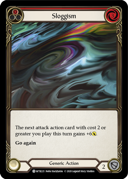 Sloggism (Red) [U-WTR221] (Welcome to Rathe Unlimited)  Unlimited Rainbow Foil | Good Games Cannington