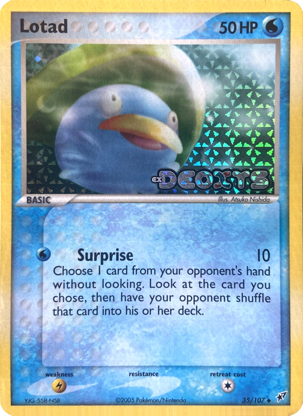 Lotad (35/107) (Stamped) [EX: Deoxys] | Good Games Cannington