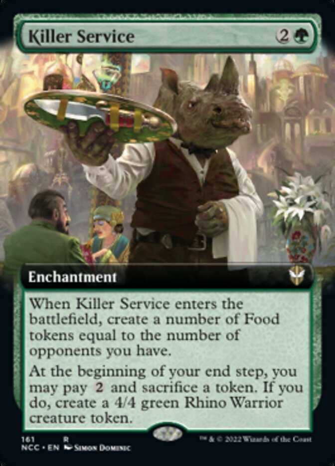 Killer Service (Extended Art) [Streets of New Capenna Commander] | Good Games Cannington