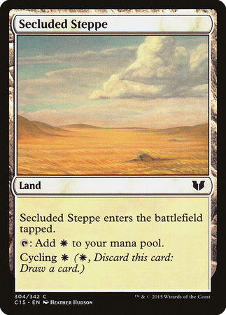 Secluded Steppe [Commander 2015] | Good Games Cannington