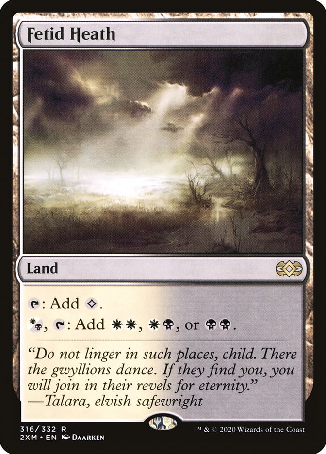 Fetid Heath [Double Masters] | Good Games Cannington