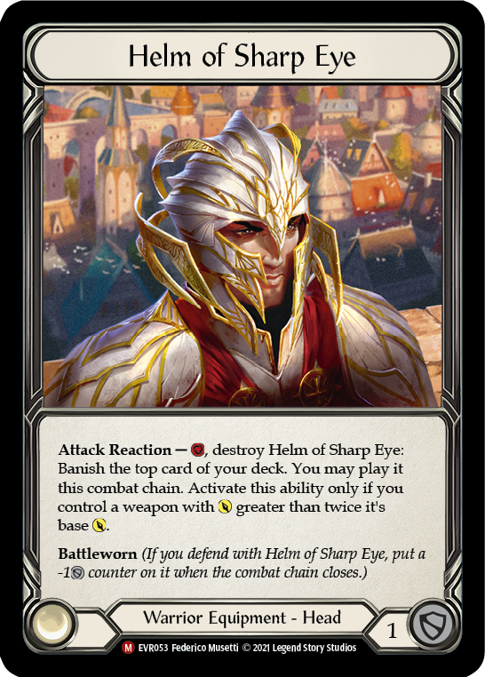 Helm of Sharp Eye [EVR053] (Everfest)  1st Edition Normal | Good Games Cannington