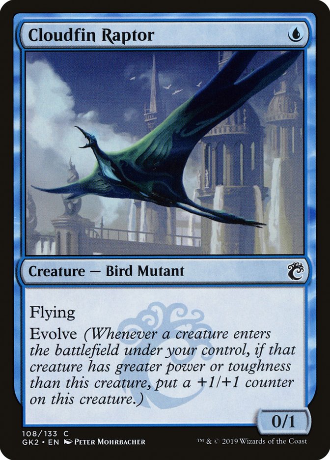 Cloudfin Raptor [Ravnica Allegiance Guild Kit] | Good Games Cannington