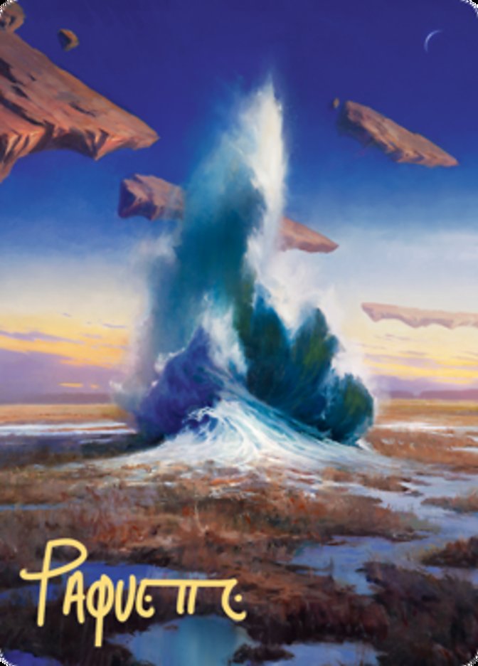 Flooded Strand Art Card (Gold-Stamped Signature) [Zendikar Rising Art Series] | Good Games Cannington