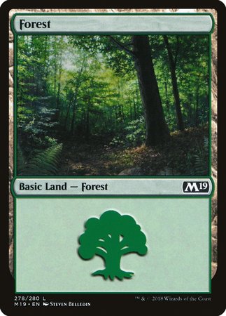 Forest (278) [Core Set 2019] | Good Games Cannington