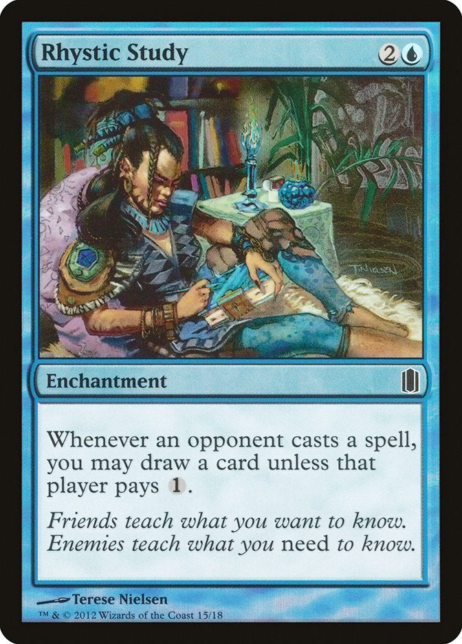 Rhystic Study [Commander's Arsenal] | Good Games Cannington
