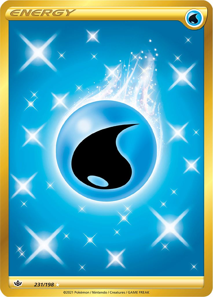 Water Energy (231/198) [Sword & Shield: Chilling Reign] | Good Games Cannington