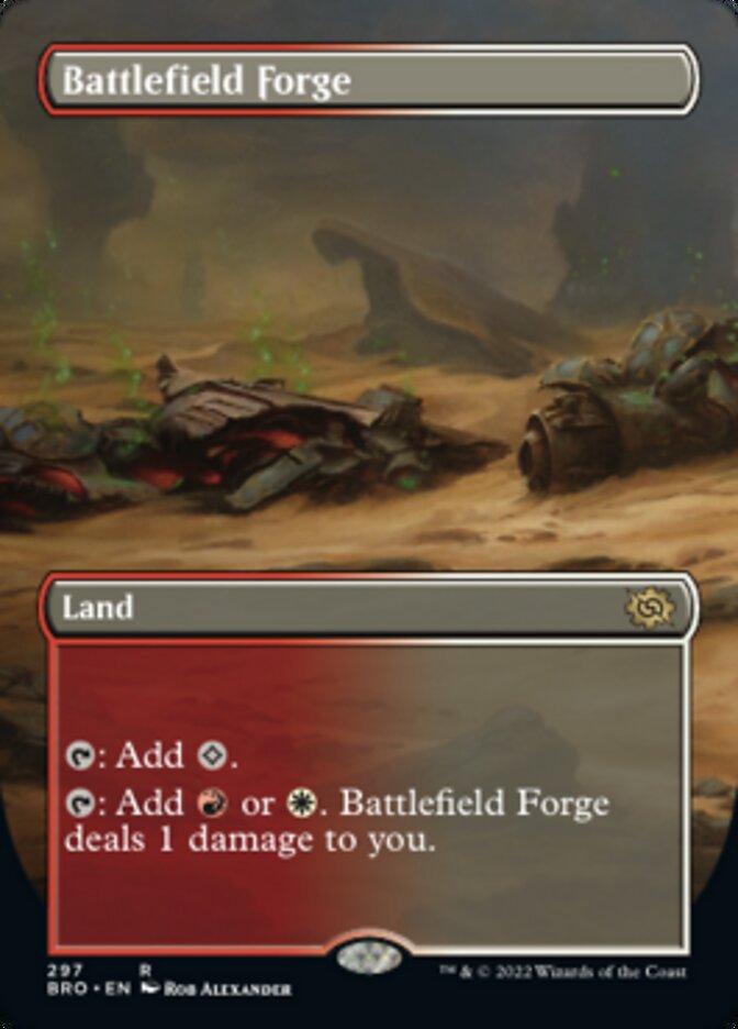 Battlefield Forge (Borderless Alternate Art) [The Brothers' War] | Good Games Cannington