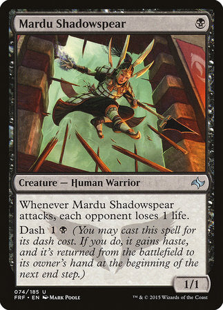 Mardu Shadowspear [Fate Reforged] | Good Games Cannington
