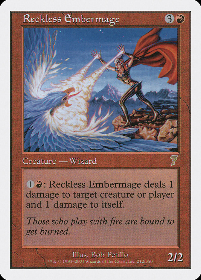 Reckless Embermage [Seventh Edition] | Good Games Cannington