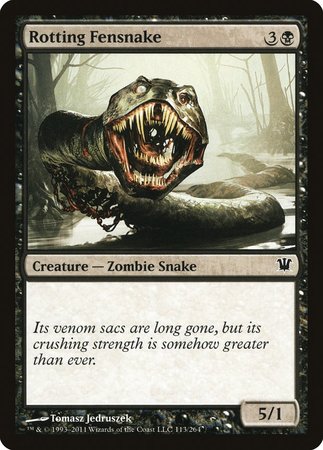 Rotting Fensnake [Innistrad] | Good Games Cannington