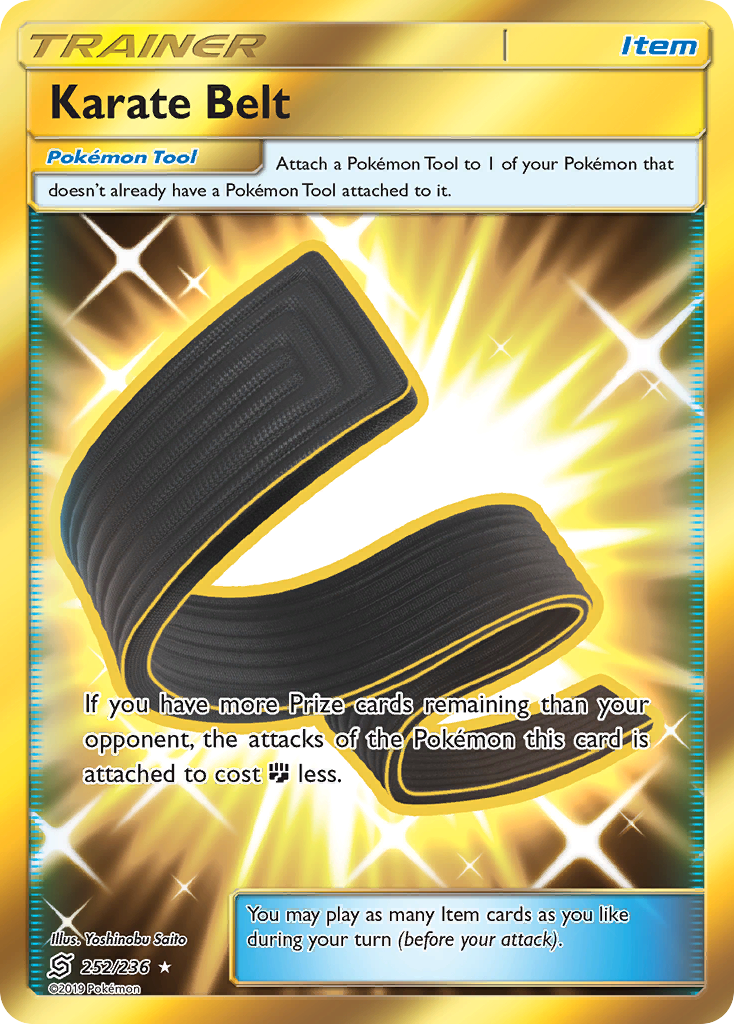 Karate Belt (252/236) [Sun & Moon: Unified Minds] | Good Games Cannington