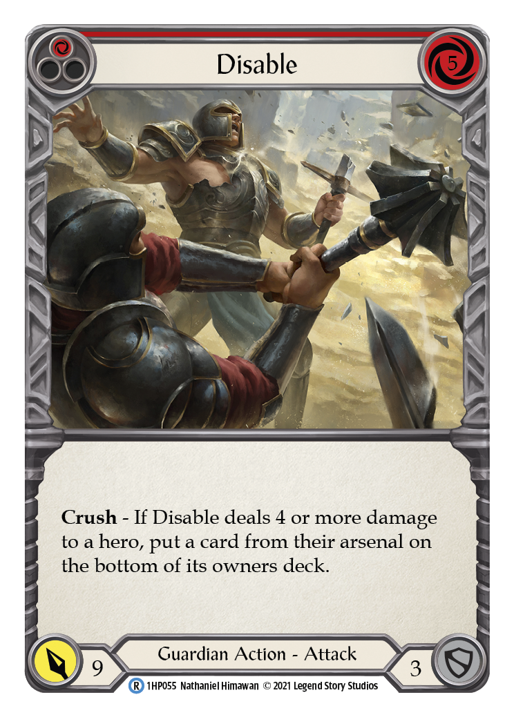 Disable (Red) [1HP055] | Good Games Cannington