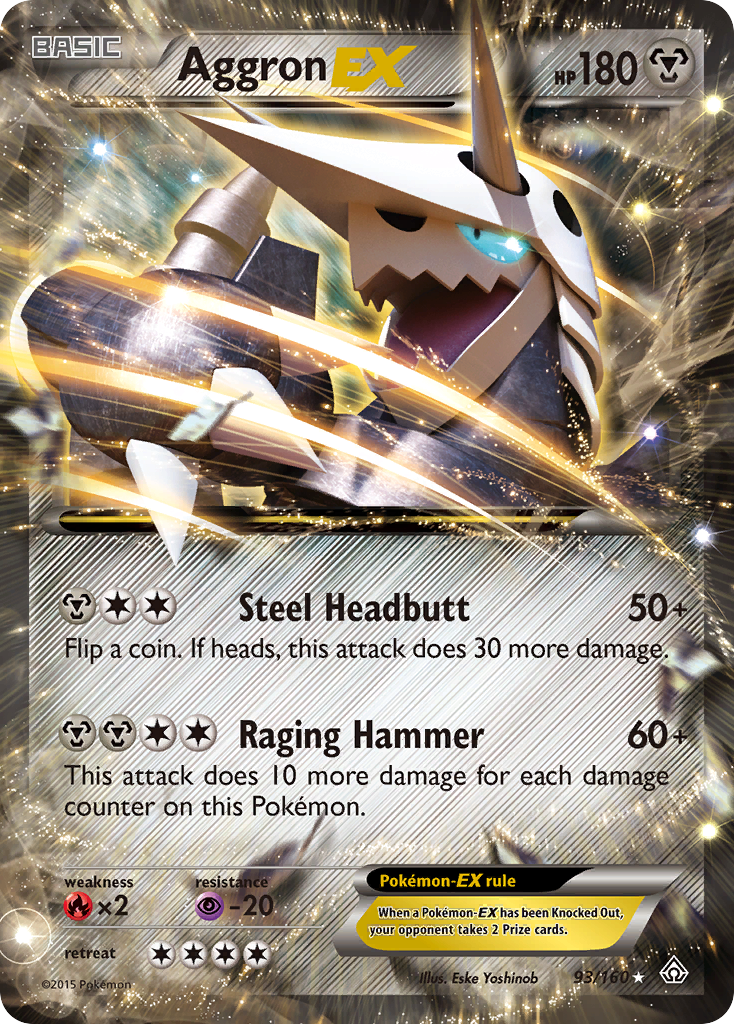 Aggron EX (93/160) [XY: Primal Clash] | Good Games Cannington