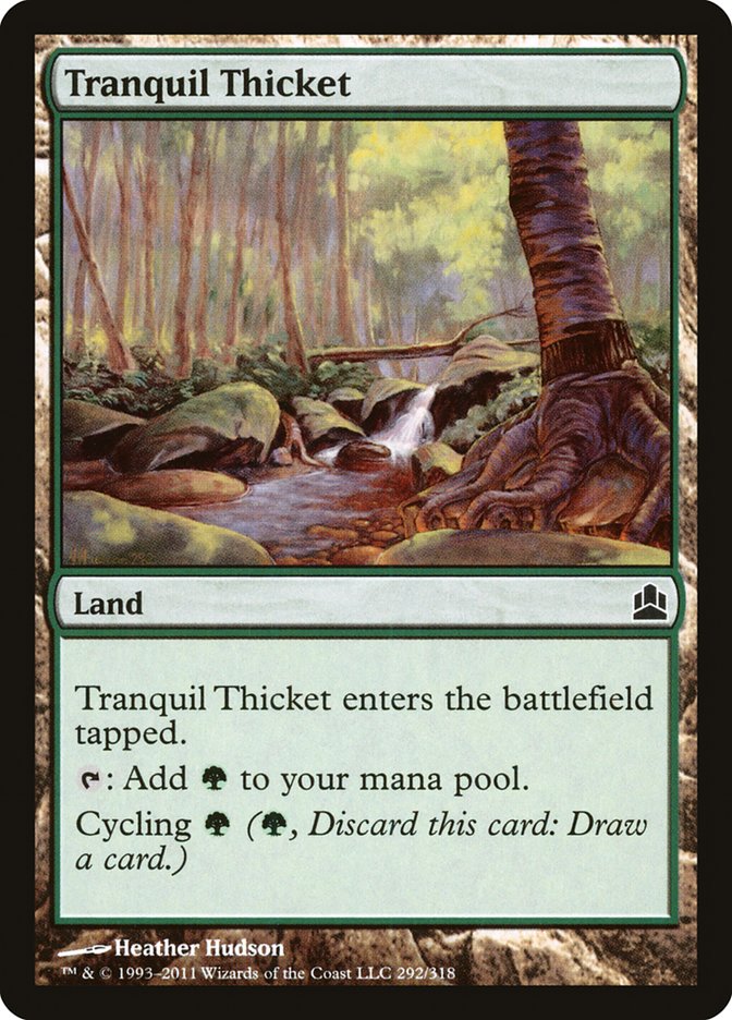 Tranquil Thicket [Commander 2011] | Good Games Cannington