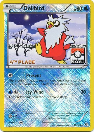 Delibird (38/149) (League Promo 4th Place) [Black & White: Boundaries Crossed] | Good Games Cannington
