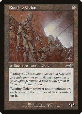 Rusting Golem [Nemesis] | Good Games Cannington