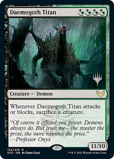 Daemogoth Titan (Promo Pack) [Strixhaven: School of Mages Promos] | Good Games Cannington