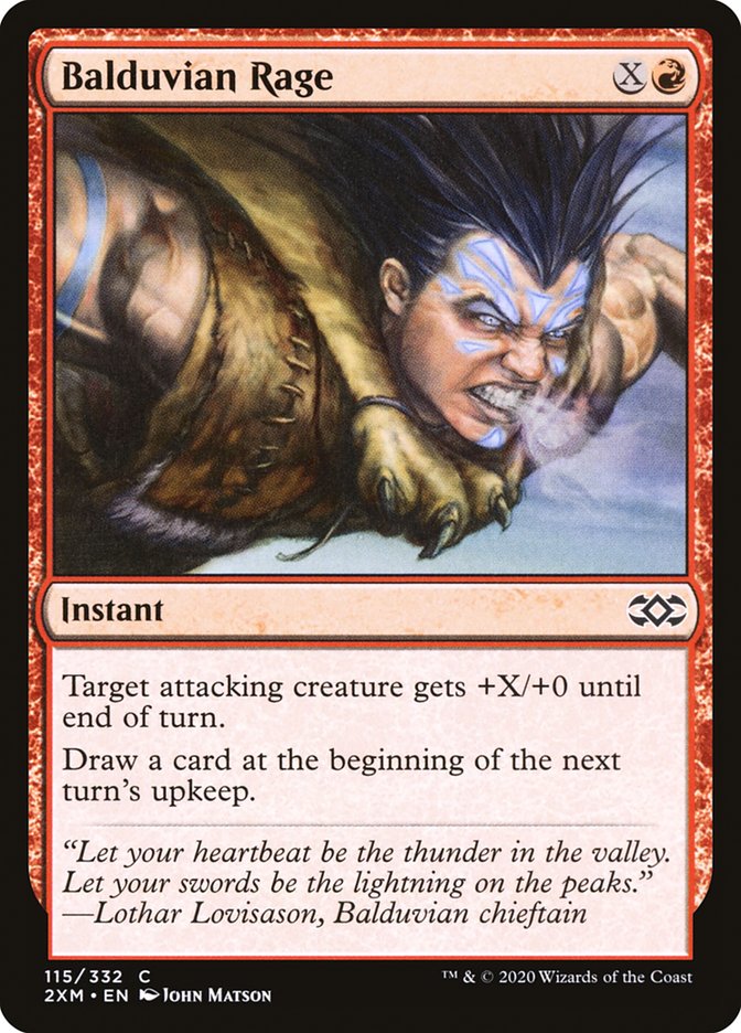 Balduvian Rage [Double Masters] | Good Games Cannington