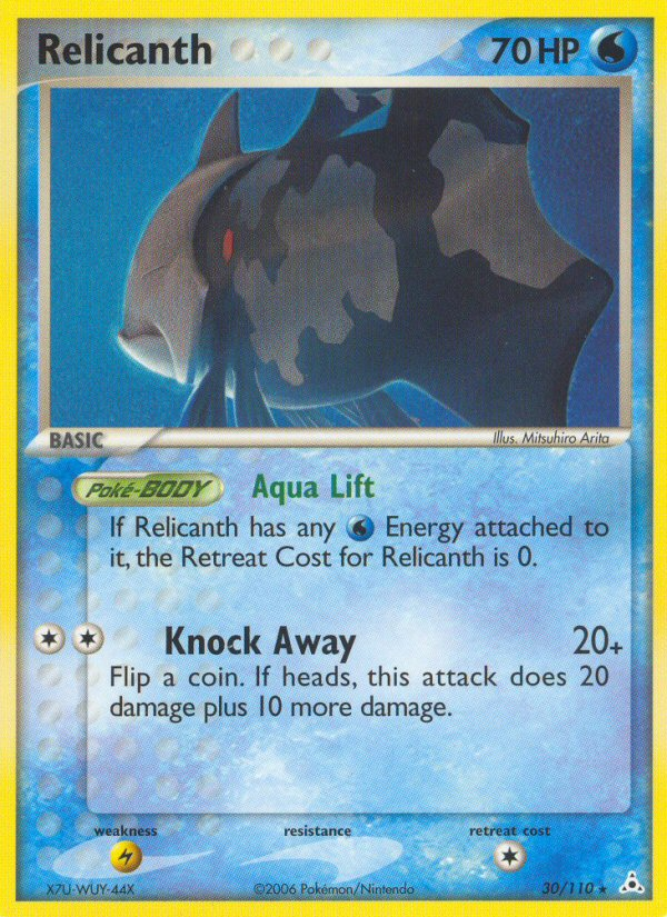 Relicanth (30/110) [EX: Holon Phantoms] | Good Games Cannington