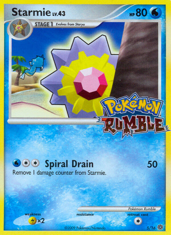 Starmie (5/16) [Pokémon Rumble] | Good Games Cannington