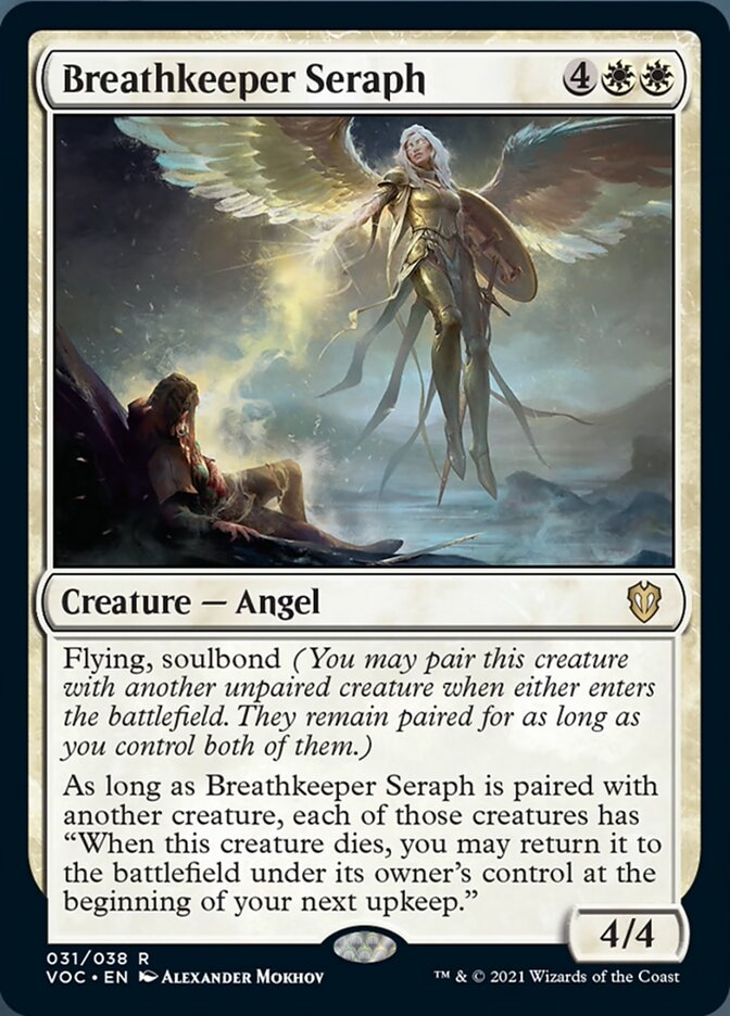 Breathkeeper Seraph [Innistrad: Crimson Vow Commander] | Good Games Cannington