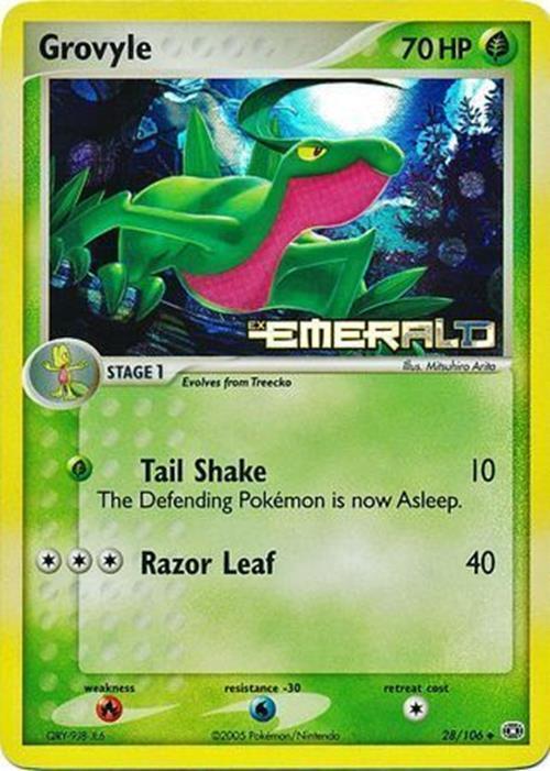 Grovyle (28/106) (Stamped) [EX: Emerald] | Good Games Cannington