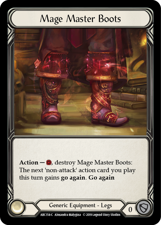 Mage Master Boots [ARC154-C] 1st Edition Normal | Good Games Cannington