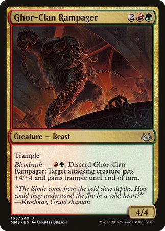 Ghor-Clan Rampager [Modern Masters 2017] | Good Games Cannington