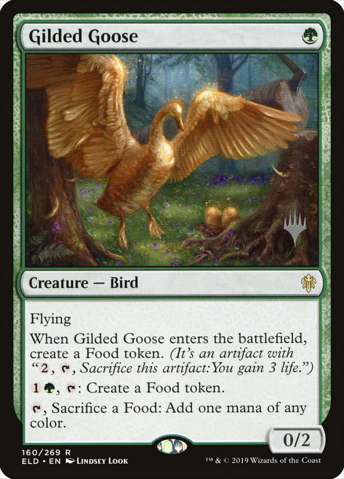 Gilded Goose (Promo Pack) [Throne of Eldraine Promos] | Good Games Cannington