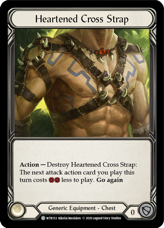 Heartened Cross Strap [U-WTR152] (Welcome to Rathe Unlimited)  Unlimited Normal | Good Games Cannington