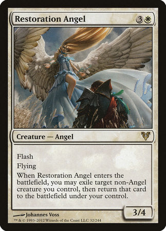 Restoration Angel [Avacyn Restored] | Good Games Cannington
