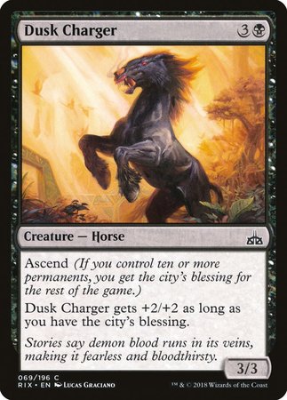 Dusk Charger [Rivals of Ixalan] | Good Games Cannington