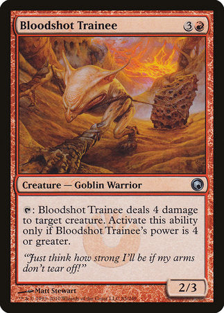 Bloodshot Trainee [Scars of Mirrodin] | Good Games Cannington