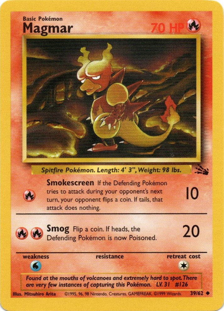 Magmar (39/62) [Fossil Unlimited] | Good Games Cannington