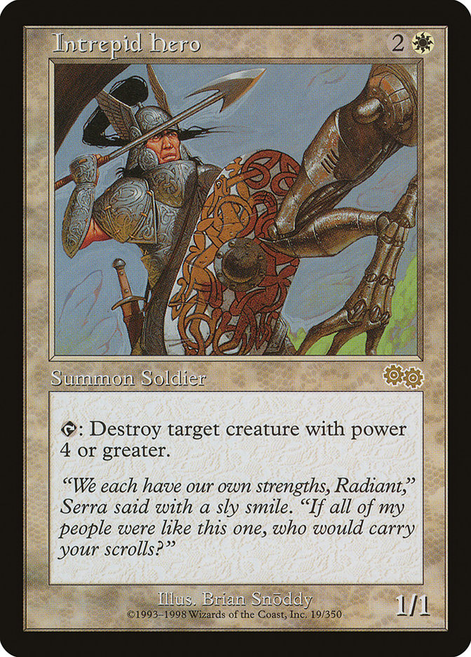 Intrepid Hero [Urza's Saga] | Good Games Cannington