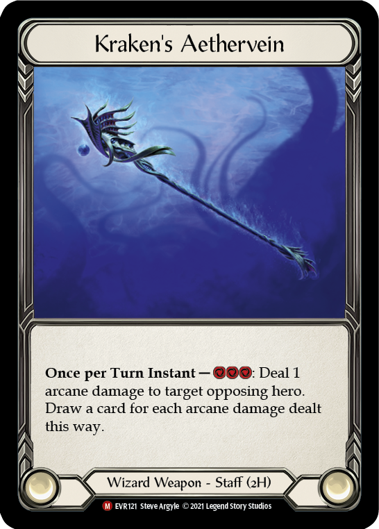 Kraken's Aethervein [EVR121] (Everfest)  1st Edition Cold Foil | Good Games Cannington