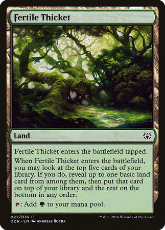 Fertile Thicket [Duel Decks: Nissa vs. Ob Nixilis] | Good Games Cannington